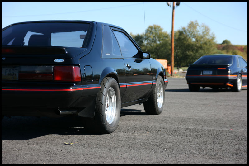 Me & Dad (86 5.0 Capri and 87 Lx 5.0 Mustang)