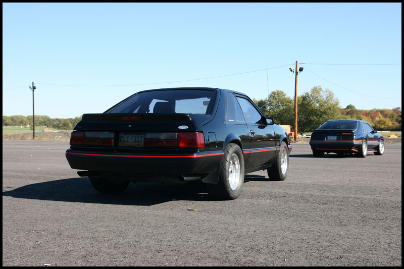 Me & Dad (86 5.0 Capri and 87 Lx 5.0 Mustang)